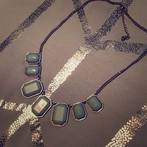 Ann Taylor Mint statement necklace